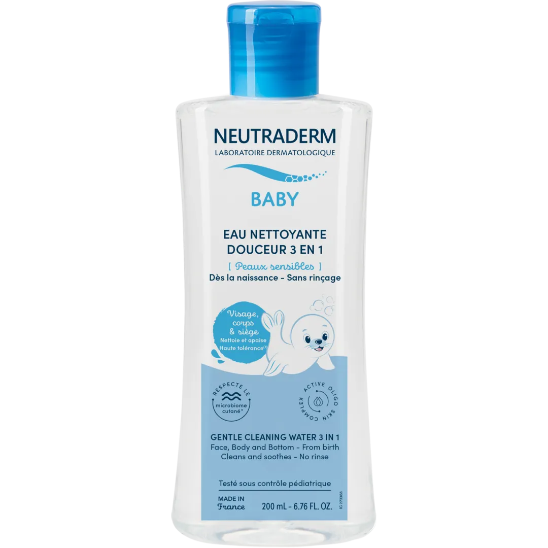NEUTRADERM Eau nettoyante douceur 3-en-1 Baby