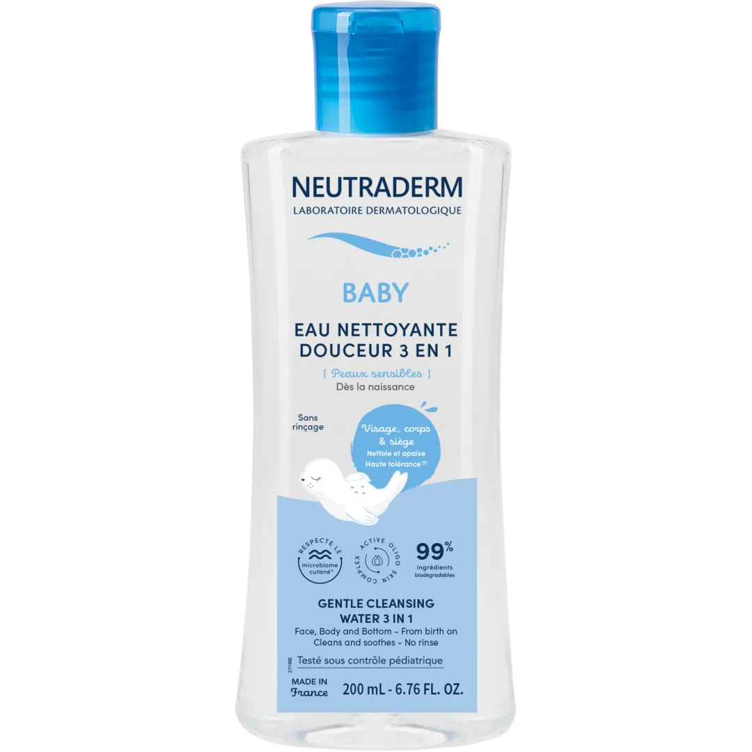 NEUTRADERM Eau nettoyante douceur 3 en 1 Baby